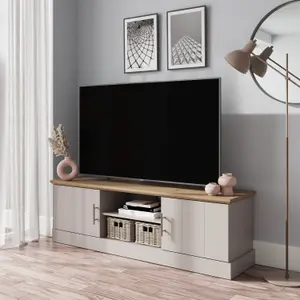 GFW Kendal Large TV Unit in Grey