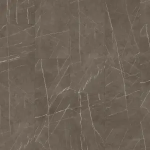 GoodHome Grey & White Marble Tile effect Laminate Flooring, 2.535m²