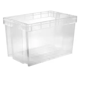 Form Xago Heavy duty Clear 94L Plastic Stackable Storage box