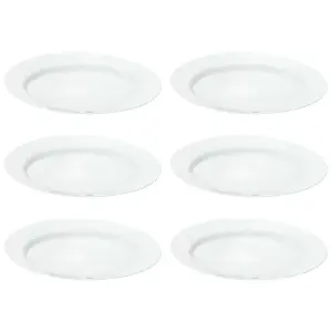 BORMIOLI ROCCO Elegant Steak Plates Serving Trays Dinner Lunch Set of 6 Ebro Design