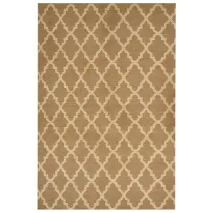 Jute Area Rug 200 x 300 cm Beige MERMER