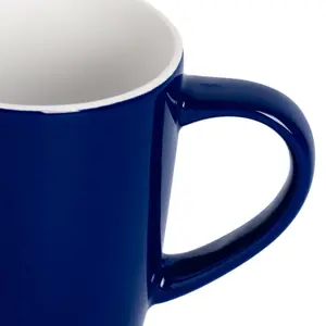 Argon Tableware - Coloured Coffee Mugs - 350ml - Pack of 4 - Navy