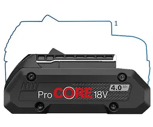 Bosch ProCORE18V 4.0Ah Battery & Charger Starter Kit 18V