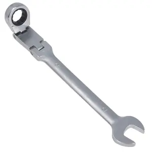 Metric Double Jointed Flexi Ratchet Combination Spanner 72 Teeth 8 - 19mm 12pc