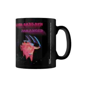 Black Sabbath Paranoid Mug Black/Pink/Purple (12cm x 8.7cm x 10.5cm)