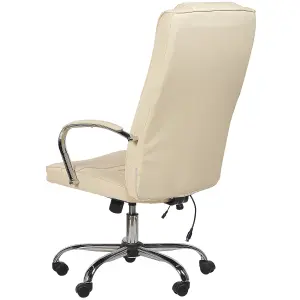 Massage Chair GRANDEUR Faux Leather Beige