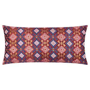 Paoletti Laurel Embroidered Velvet Feather Rich Cushion