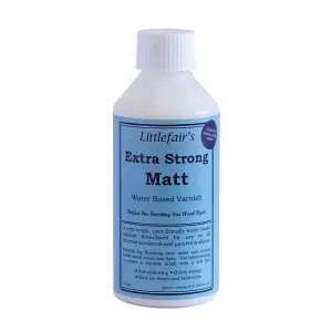 Littlefair's - Clear X Strong Indoor Wood Varnish - Matt - 250ml