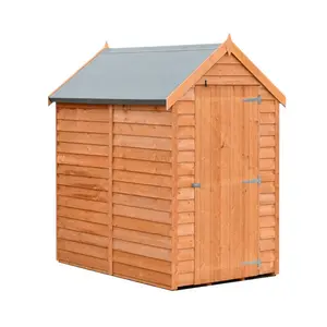 Garden Value 4 ft. W x 6 ft. D Overlap Garden Shed Yes