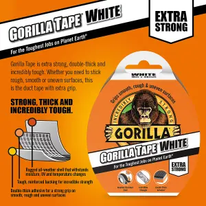 Gorilla  - Gorilla Tape 48mm x 27m White