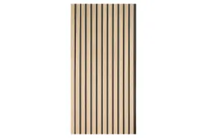 Fuse Acoustic Wooden Wall Panel in Natural Oak, 1.2m x 0.6m