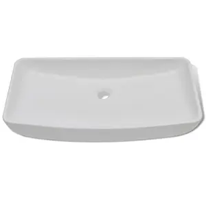 Belfry Bathroom 710mm L x 380mm W White Ceramic Rectangular Sink