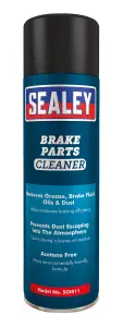 Sealey Brake Parts Cleaner 500ml Pack of 6 SCS011