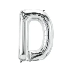 Realmax D Foil Balloon Silver (One Size)