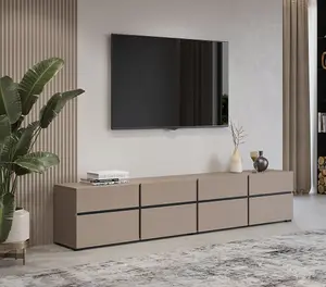 Kross 40 TV Cabinet in Congo - W2250mm H480mm D400mm Sleek Media Storage