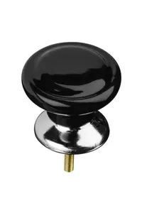 Classic Design Black Ceramic Drawer Knobs