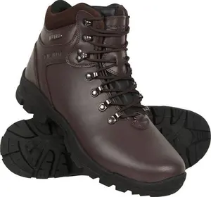 Mountain Warehouse Latitude II Extreme Mens Waterproof Leather Walking Boots - Brown | Size 11½