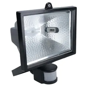 400W Halogen Floodlight with PIR Motion Sensor Security Light Outdoor Garden