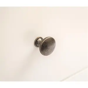 Maggiori 2 Drawer Bedside Table Brass Knob