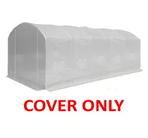 6m x 3.5m (20' x 11.5' approx) Pro Max White Polytunnel Replacement Cover