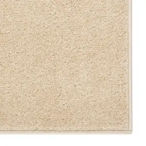 Rug Short Pile 80x150 cm Beige