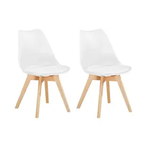 Croxley Solid Wood Dining Chair (Set of 2) White