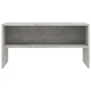 vidaXL TV Cabinet Concrete Grey 80x40x40 cm Engineered Wood