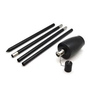 Harbour Housewares - Metal Garden Torches - Barrel - Pack of 12