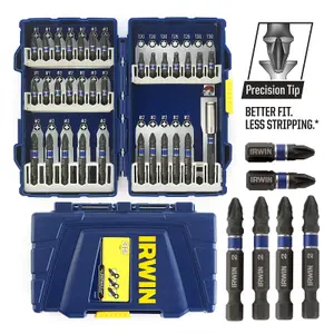 IRWIN Impact Screwdriver Bit Set, 32 Piece