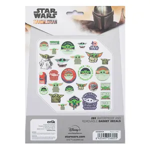 Star Wars: The Mandalorian Tech Stickers (Pack of 28) Multicoloured (One Size)