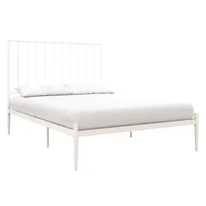 Giulia Modern Metal Bed White, King