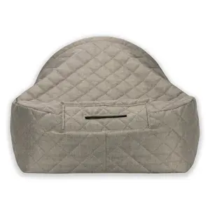 Hooded / Dome Pet Bed Beige / Small (40cm H x 65cm W x 55cm D)