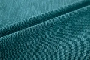 Home Curtains Rossi Blackout Lined 45w x 72d" (114x183cm) Teal Eyelet Curtains (PAIR)