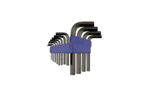 Laser Tools 5786 13pc Short Arm Hex Key Set Metric 2-19mm