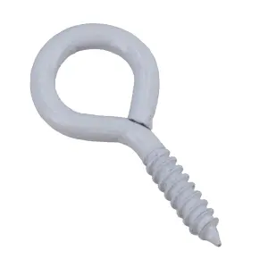 Screw Eye Hooks Fasteners Picture Curtain Hanger 8mm Hook 30mm Length 70pc