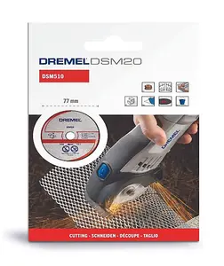 DREMEL DSM510 Metal and Plastic Cutting Blades (3No/Pack) (To Fit: Dremel DSM 20 Compact Saw) (2615S510JB)