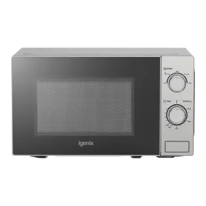 Igenix IGM0820SS Solo Microwave, 35 Minute Timer, 800W, Stainless Steel