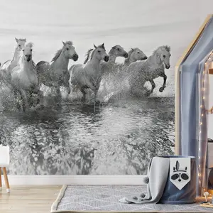 White Horses Mural - 384x260cm - 5111-8