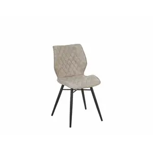 Mahaffie Upholstered Dining Chair (Set of 2) Beige