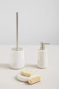 Maison by Premier Marble And Stainless Steel Toilet Brush