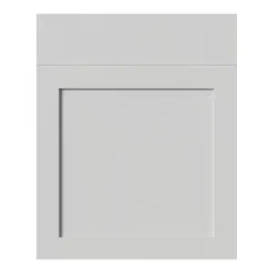 Tydeman Matt grey Shaker Drawerline Cabinet door (W)600mm (H)720mm (T)20mm