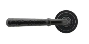 From The Anvil Black Hammered Newbury Lever on Rose Set (Art Deco) - Unsprung