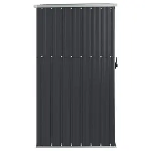 Berkfield Garden Tool Shed Anthracite 88x89x161 cm Galvanised Steel