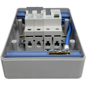 A1electrics 2 Way consumer Unit 16 Amp A-Type RCD and 2x 6A MCBs