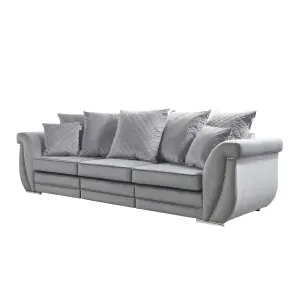 The Great British Sofa Company Hampton Pair of 3 Seater Velvet Sofas