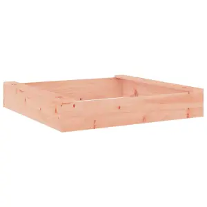 Berkfield Sandbox with Seats Square Solid Wood Douglas