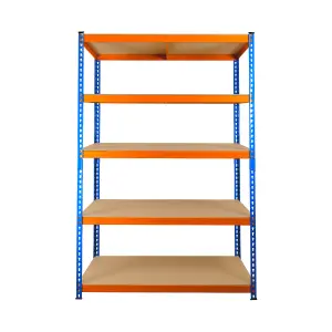 20 Bays of 5 Tier Extra Heavy Duty Storage Racking 1800h x 1200w x 450d mm 300kg