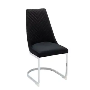 Pires Upholstered Dining Chair (Set of 2) Black