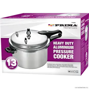 Pressure Cooker Aluminium Kitchen Cooking Steamer Catering 13 Litre