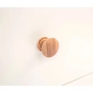 Maggiori 2 Drawer Bedside Table Wood Knob